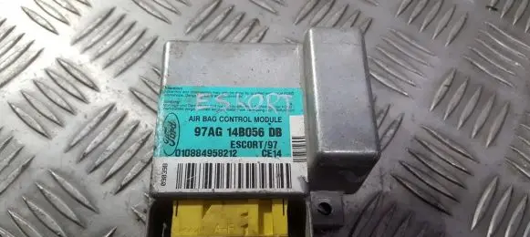 Ford Escort Airbag control unit/module 97ag14b056db 010884958212