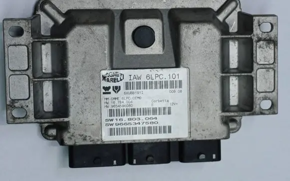 Citroen C3 Engine control unit/module 9665347580 IAW6LPC101