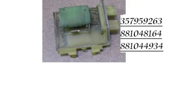 Volkswagen Caddy Heater blower motor/fan resistor 357959263 881048164