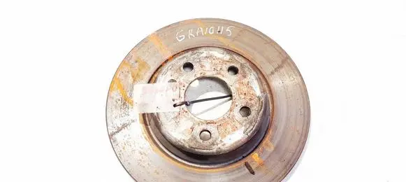 Audi A4 S4 B8 8K Rear brake disc neventiliuojamas