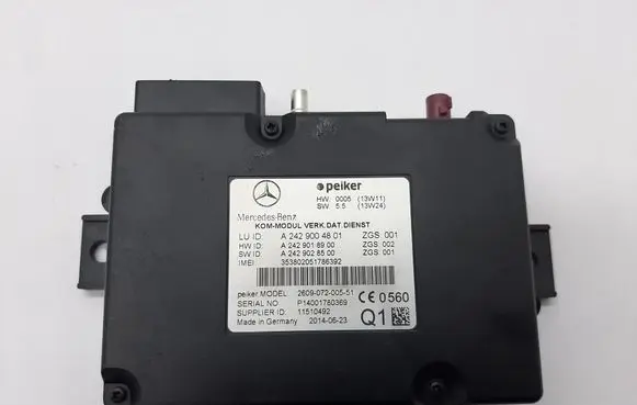 Mercedes-Benz E W212 Phone control unit/module A2429004801