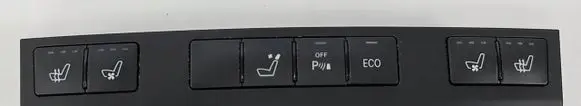 Mercedes-Benz E W212 A set of switches A2128701410