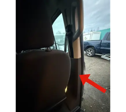 Ford Transit Custom (B) pillar trim (bottom) BK21V243W06