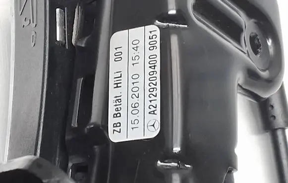 Mercedes-Benz E W212 Seat back rest lock catch A2129200672