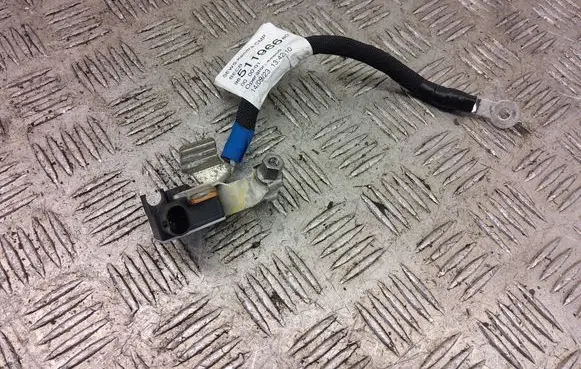 Opel Corsa F Negative earth cable (battery) 9851196680
