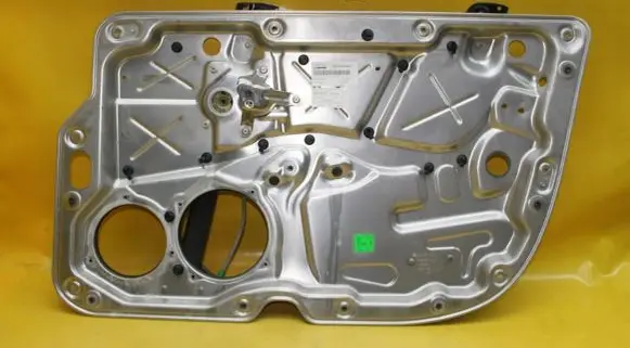 Volkswagen Phaeton Front door window regulator with motor 3D4837756