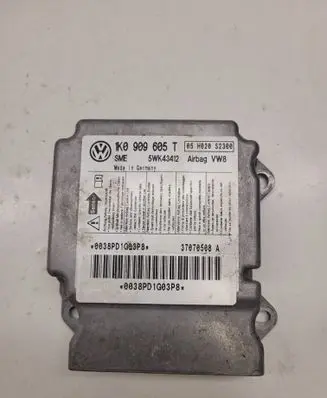 Volkswagen Golf V Airbag control unit/module 1K0909605T 5WK43412