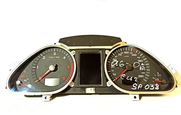 Audi A6 S6 C6 4F Speedometer (instrument cluster) 4F0920931B 4F0910930A