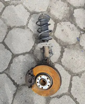 Peugeot 308 Front shock absorber with coil spring MCPHERON308LEWTHP
