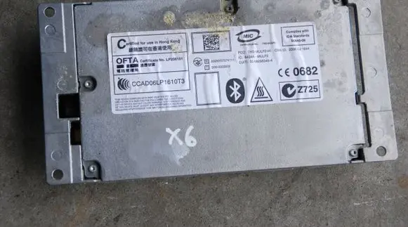 BMW 7 F01 F02 F03 F04 Bluetooth control unit module 68296346