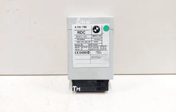 BMW 7 E65 E66 Tire pressure control unit 6761786 400016506