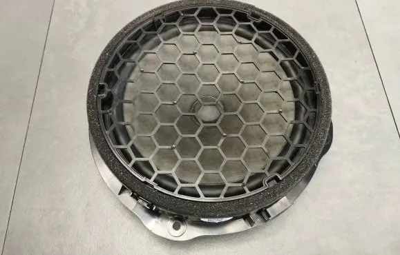 Front door high frequency speaker