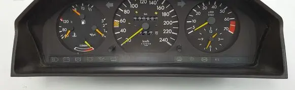 Mercedes-Benz E W124 Speedometer (instrument cluster) 1245400948