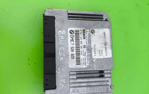 BMW 7 E65 E66 Engine control unit/module 7520929 7521641 26RT5486
