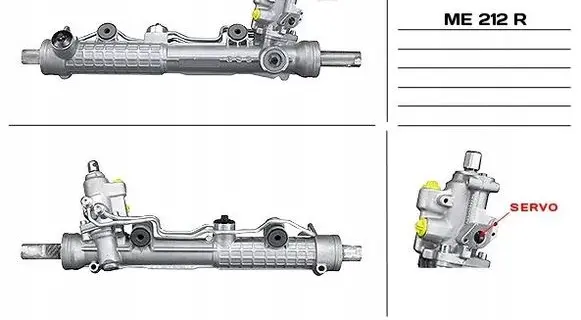 Mercedes-Benz S W220 Steering rack ME212R A2204600601 A2204600800