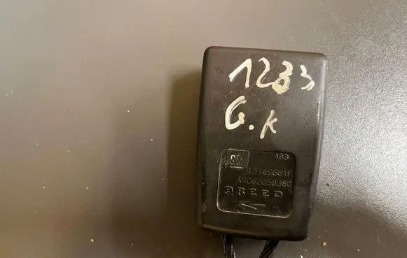 Opel Vectra C Rear seatbelt buckle 13169661F A9062058380