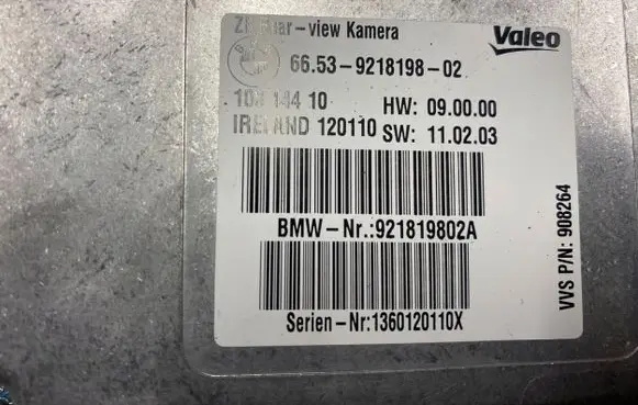 BMW 7 F01 F02 F03 F04 Camera control unit module 9218198