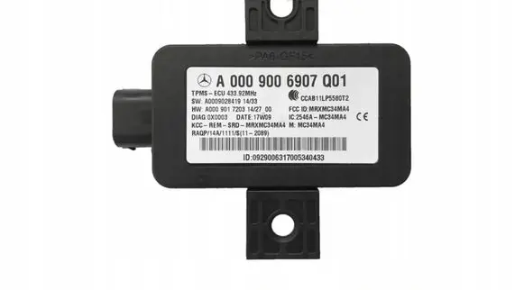 Mercedes-Benz S W222 Tire pressure control unit A0009006907