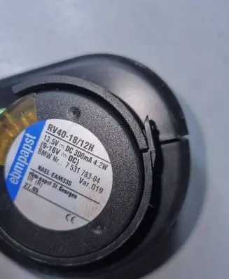 BMW 5 E60 E61 Engine control unit/module fan RV401812H 7531783