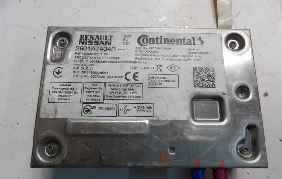 Renault Clio V Other control units/modules 2591A7434R