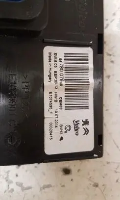 Peugeot 308 Climate control unit 9878007680
