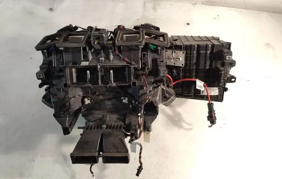 Interior heater climate box assembly