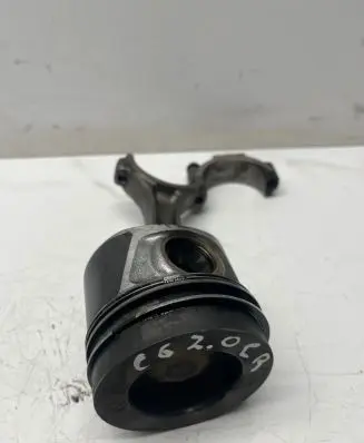 Piston with connecting rod