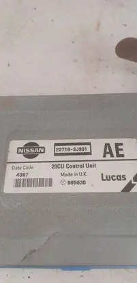Nissan Almera Engine control unit/module 237103J201 80563D