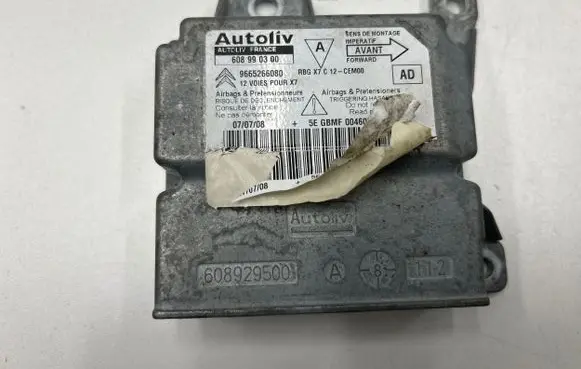 Citroen C5 Airbag control unit/module 9665266080 608990300