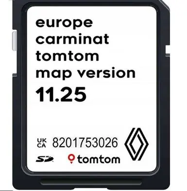 Renault Clio III Navigation maps CD/DVD CARMINAT