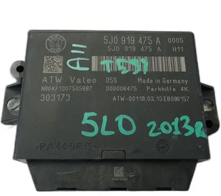 Skoda Yeti (5L) Trunk lid opening control unit 5J0919475A