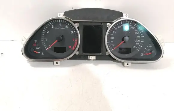Audi A6 S6 C6 4F Speedometer (instrument cluster) 4F0920900M 4F0910900A