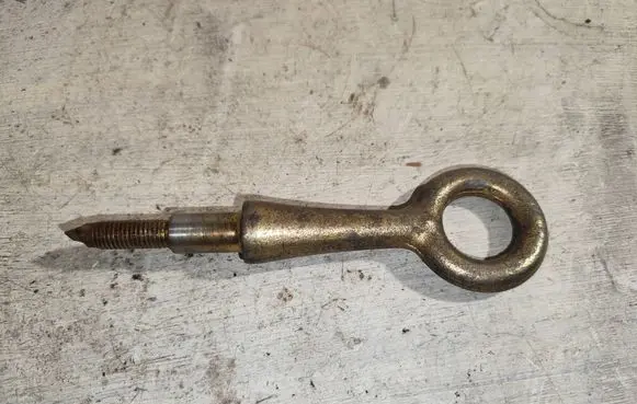 Towing hook eye