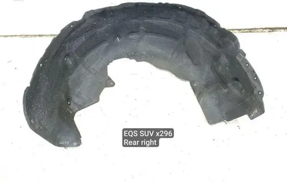 Mercedes-Benz EQS X296 Rear arch fender liner splash guards 
