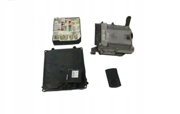 Renault Laguna III Engine ECU kit and lock set 0281015323