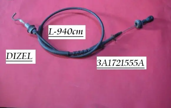 Volkswagen Transporter - Caravelle T4 Throttle cable 3A1721555A