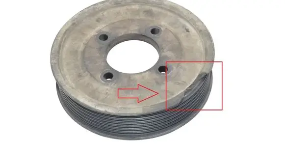 BMW 7 E38 Water pump pulley 11511733429 1733429