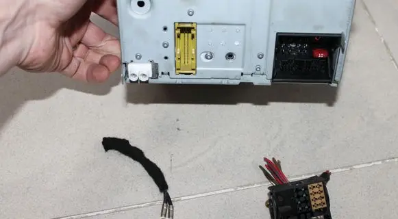 Volkswagen Sharan Sound system wiring loom 3B7035444 6Q0035672A