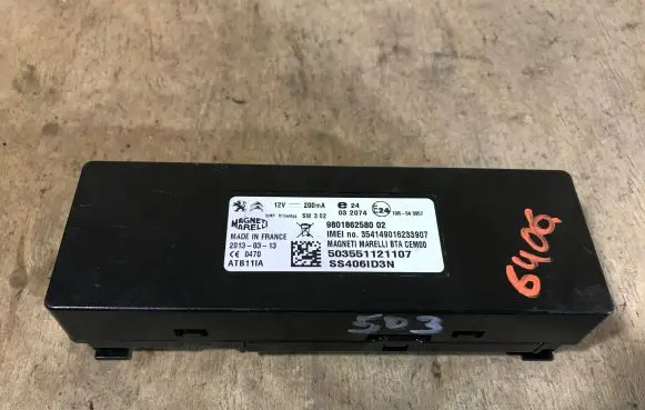 Peugeot 508 Phone control unit/module 9801862580