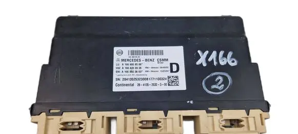 Mercedes-Benz GLS X166 Seat control module A1669008506 A1668200926 A1669023803