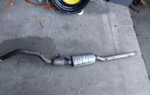 Audi A8 S8 D4 4H Exhaust gas pipe 4H0253211E