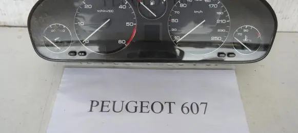 Peugeot 607 Speedometer (instrument cluster) 9629598480