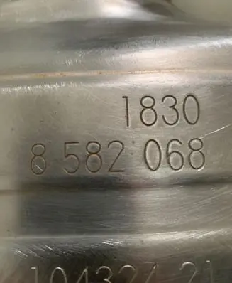 BMW 7 G11 G12 Muffler/silencer 8582068 10432721
