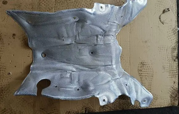 Heat shield in engine bay