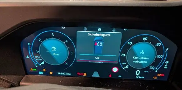 Volkswagen Transporter - Caravelle T7 Speedometer (instrument cluster) S74110F889AB PF891400AC S74110F889A