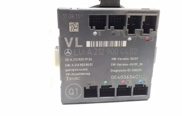 Mercedes-Benz E W212 Door control unit/module A2129004402