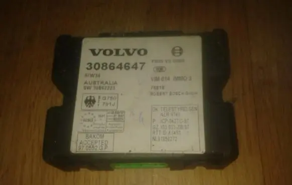 Volvo S40, V40 Immobilizer control unit/module 30864647 97w34