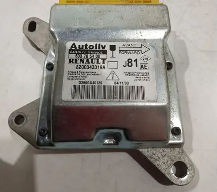 Renault Espace - Grand espace IV Airbag control unit/module 603785400 8200343319 8200343319A