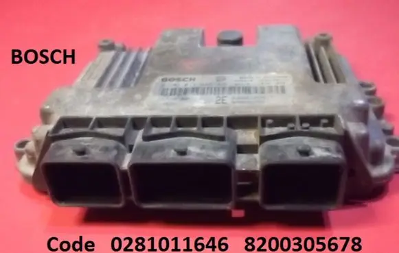 Renault Megane II Engine control unit/module 0281011646 8200305678