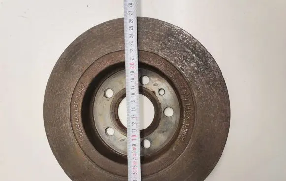 Opel Mokka X Rear brake disc 1350286811